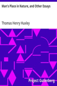 Cover of Man's Place in Nature, and Other Essays