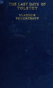 Cover of The Last Days of Tolstoy