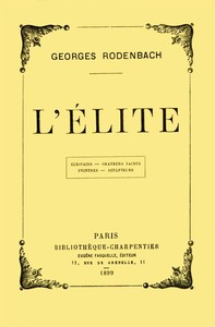 Cover of L'élite: écrivains, orateurs sacrés, peintres, sculpteurs