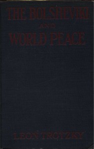 Cover of The Bolsheviki and World Peace
