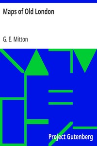 Cover of Maps of Old London