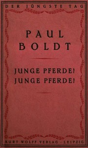 Cover of Junge Pferde! Junge Pferde!