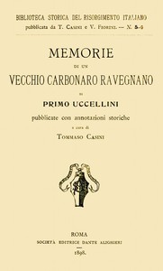 Cover of Memorie di un vecchio carbonaro ravegnano