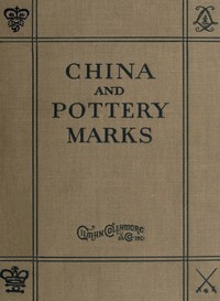 Cover of China and Pottery Marks