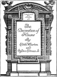 Cover of The Decoration of Houses