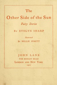 Cover of The Other Side of the Sun: Fairy Stories
