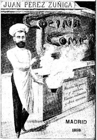 Cover of Cocina cómica: Recetas de guisos y postres, poesías culinarias, y otros excesos