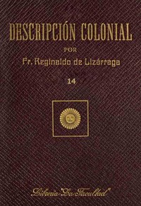 Cover of Descripción colonial, libro segundo (2/2)