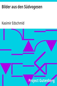 Cover of Bilder aus den Südvogesen