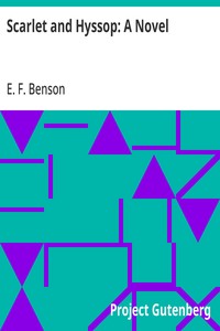 Cover of Scarlet and Hyssop: A Novel
