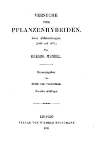 Cover of Versuche über Pflanzenhybriden