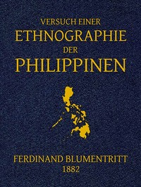 Cover of Versuch einer Ethnographie der Philippinen