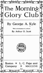 Cover of The Morning Glory Club