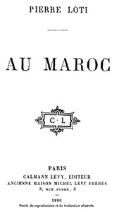 Cover of Au Maroc