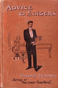 Cover of Advice to Singers