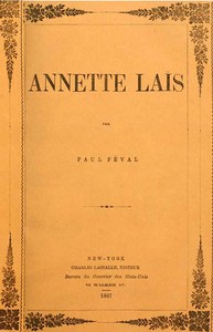Cover of Annette Laïs