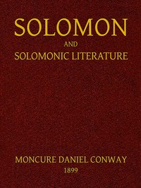 Cover of Solomon and Solomonic Literature