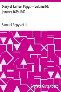 Cover of Diary of Samuel Pepys — Volume 02: January 1659-1660