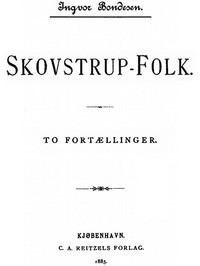Cover of Skovstrup-Folk: To Fortællinger