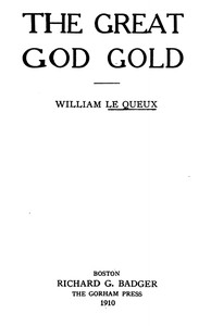 Cover of The Great God Gold