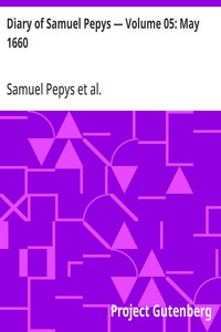 Cover of Diary of Samuel Pepys — Volume 05: May 1660