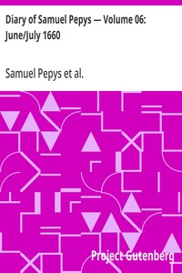 Cover of Diary of Samuel Pepys — Volume 06: June/July 1660