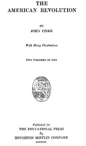 Cover of The American Revolution