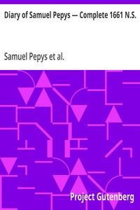 Cover of Diary of Samuel Pepys — Complete 1661 N.S.