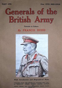 Cover of Generals of the British Army Portraits in Colour with Introductory and Biographical Notes