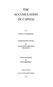 Cover of The Accumulation of Capital