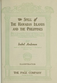 Cover of The Spell of the Hawaiian Islands and the Philippines