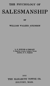 Cover of The Psychology of Salesmanship