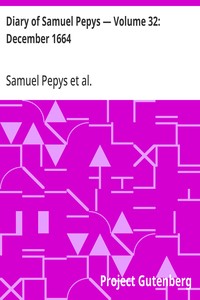 Cover of Diary of Samuel Pepys — Volume 32: December 1664