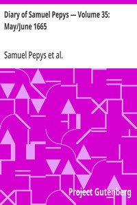 Cover of Diary of Samuel Pepys — Volume 35: May/June 1665