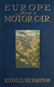 Cover of Europe from a Motor Car