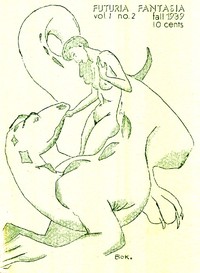 Cover of Futuria Fantasia, Fall 1939