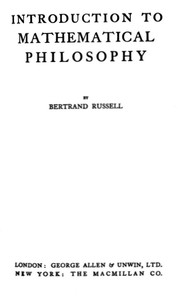 Cover of Introduction to Mathematical Philosophy