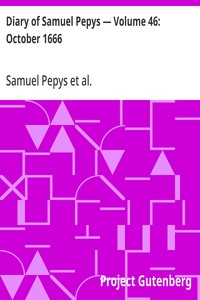 Cover of Diary of Samuel Pepys — Volume 46: October 1666