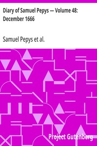 Cover of Diary of Samuel Pepys — Volume 48: December 1666