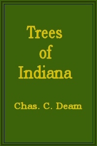 Cover of Trees of Indiana First Revised Edition (Publication No. 13, Department of Conservation, State of Indiana)