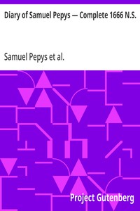 Cover of Diary of Samuel Pepys — Complete 1666 N.S.