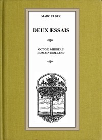 Cover of Deux essais: Octave Mirbeau, Romain Rolland