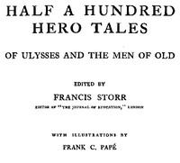 Cover of Half a Hundred Hero Tales of Ulysses and The Men of Old