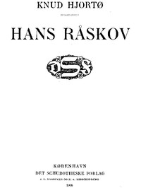 Cover of Hans Råskov