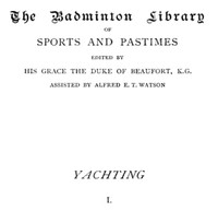 Cover of Yachting, Vol. 1