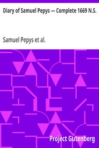 Cover of Diary of Samuel Pepys — Complete 1669 N.S.