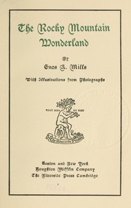 Cover of The Rocky Mountain Wonderland