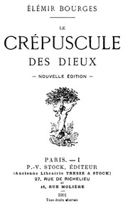 Cover of Le Crépuscule des Dieux