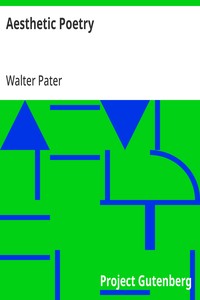 Cover of Aesthetic Poetry