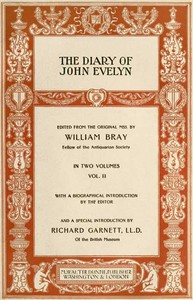 Cover of The Diary of John Evelyn (Volume 2 of 2)